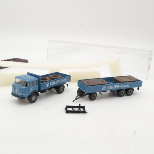 Brekina 1:87 84104 Krupp Hängerzug Krupp-Stahl mit Ladung in OVP RR823
