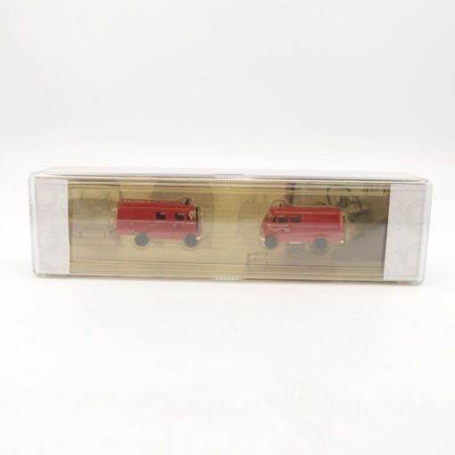 Brekina 1:87 MB L 319 Kastenwagen Set DBP Katastrophenschutz in OVP QR8592 – Bild 5
