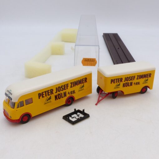 Brekina 1:87 Nr.: 57600 Magirus S3500 Möbelzug Peter Josef Zimmer, in OVP EB7077