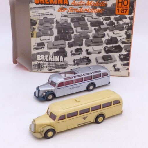 Brekina 1:87 Nr.: 9007 ? - 2 x Mercedes Benz O 5000 Omnibus, in OVP EB7128