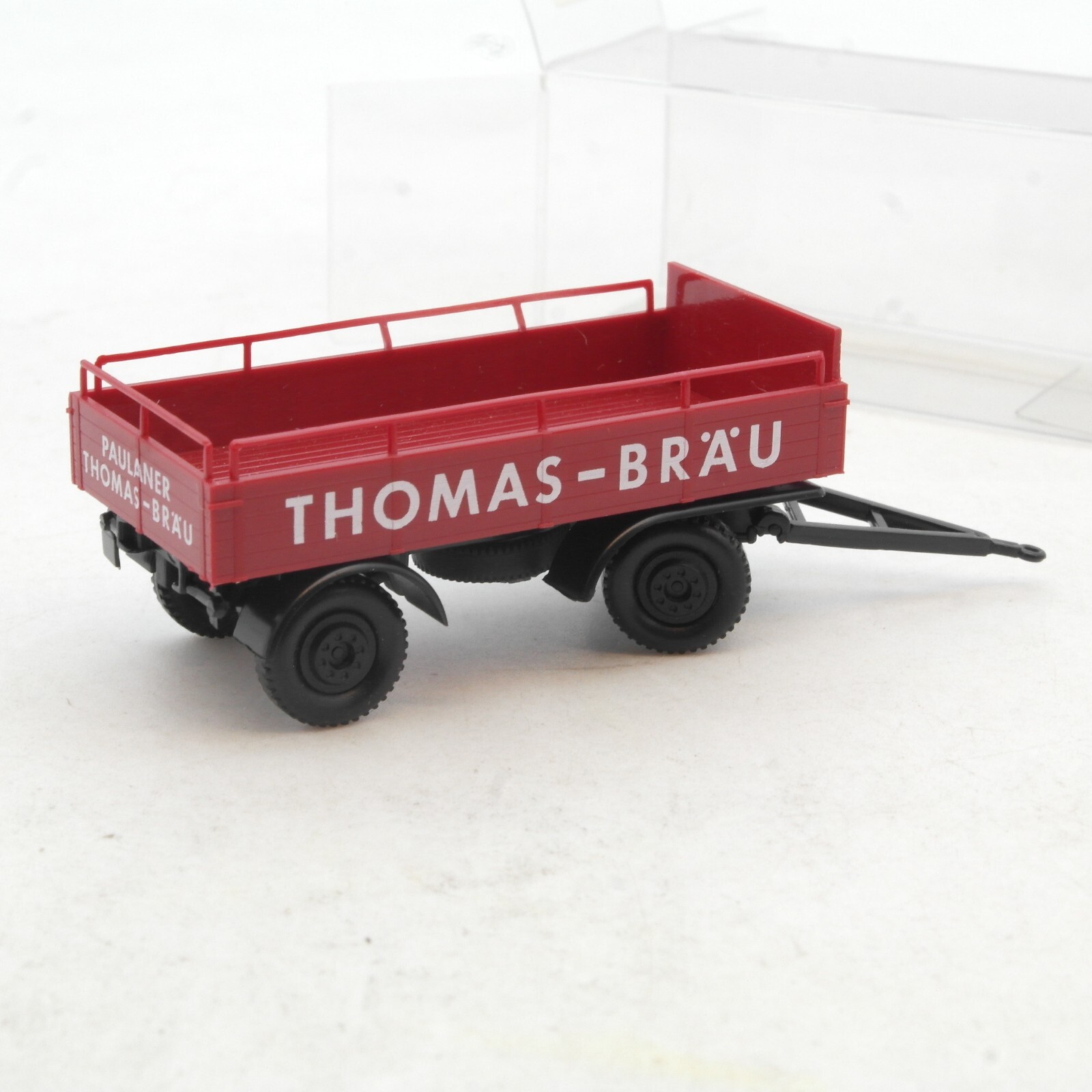 Brekina 1:87 Pritschen Anhänger Paulaner Bräu in EVP RG1918 – Bild 3