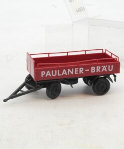 Brekina 1:87 Pritschen Anhänger Paulaner Bräu in EVP RG1918