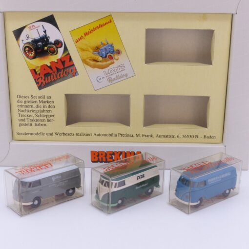 Brekina 1:87 Sondermodell-Set: 3 VW-Transporter T1 MOMACO - rar, in OVP EX2161