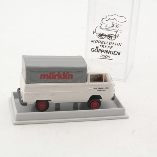 Brekina 1:87 VW T1 Pritsche Plane Märklin Göppingen 2009 in OVP RR3241 – Bild 3