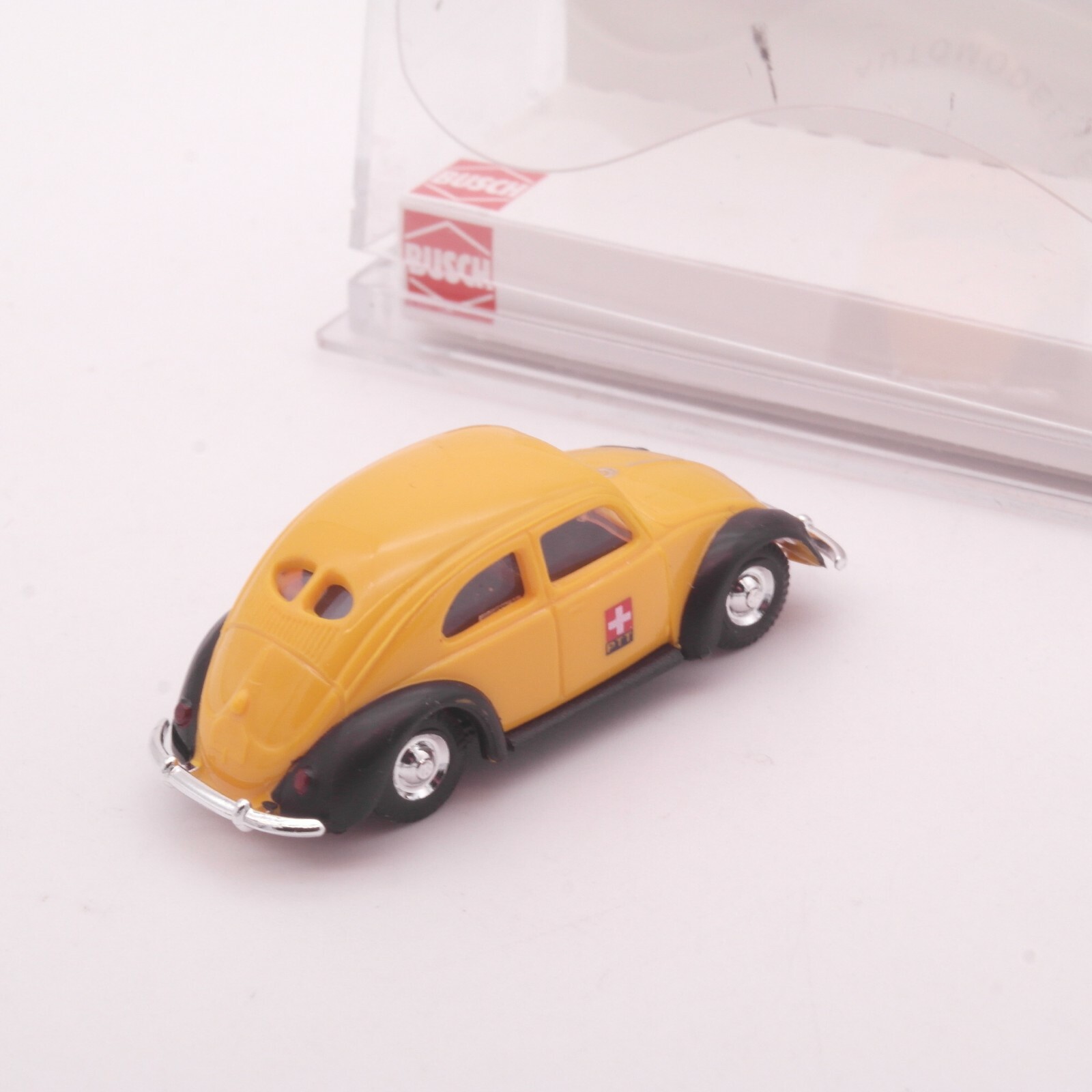 Busch 1:87 42763 VW Käfer Schweizer Post PTT neuwertig in OVP RT7805 – Bild 3