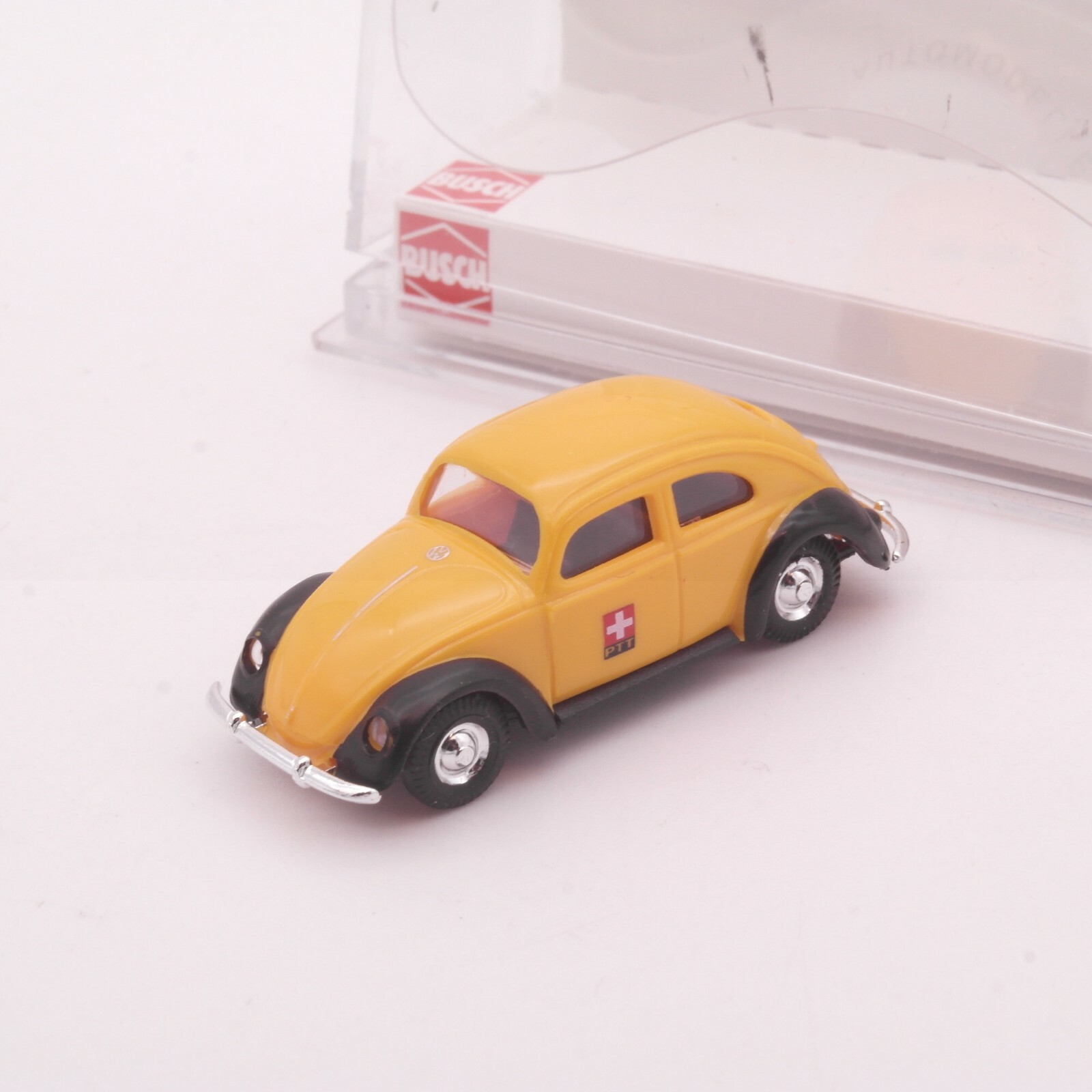 Busch 1:87 42763 VW Käfer Schweizer Post PTT neuwertig in OVP RT7805