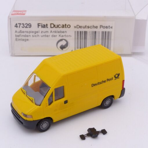 Busch 1:87 47329 Fiat Ducato Kastenwagen Deutsche Post in OVP EX4866