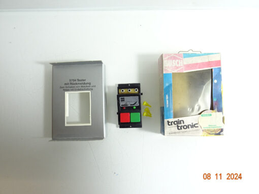 Busch 5704 H0 Elektronik Taster Rückmeldung aller Spuren siehe Foto CK3880
