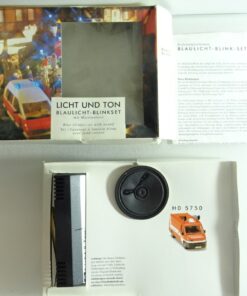 Busch H0 5750 Licht u. Ton Blaulicht Blinkset siehe Foto in OVP CK8473
