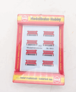 Busch H0 6012 Sitzbänke 8 Stück in OVP RR1418