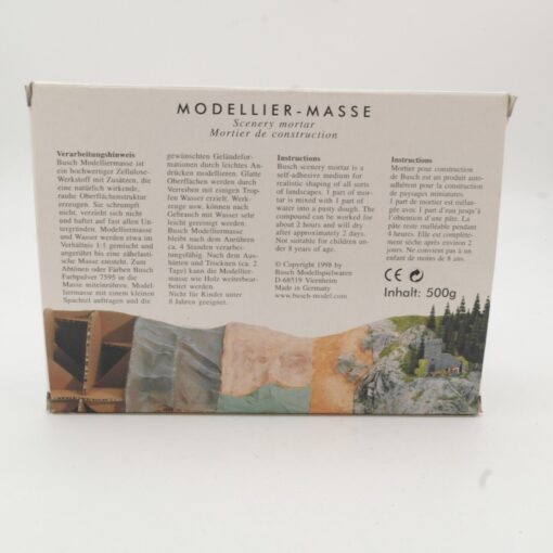 Busch H0 7591 Modelliermasse für Geländebau in OVP QR6278 – Bild 3