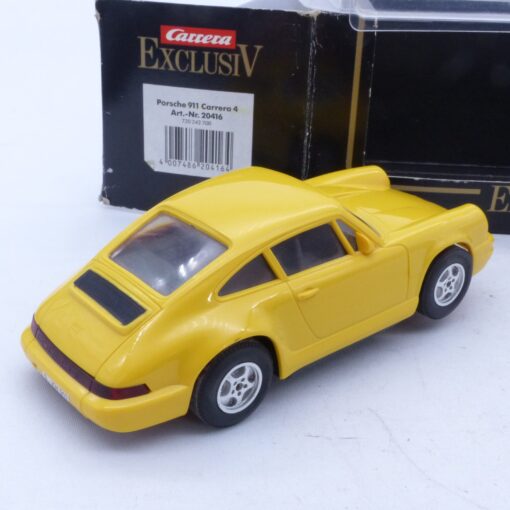 Carrera Exclusiv 1:24 20416 Porsche 911 Carrera 4 gelb in OVP EX6721 – Bild 4