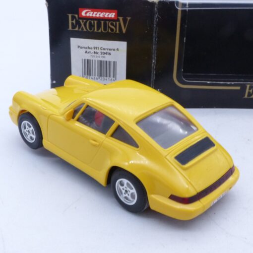 Carrera Exclusiv 1:24 20416 Porsche 911 Carrera 4 gelb in OVP EX6721 – Bild 5