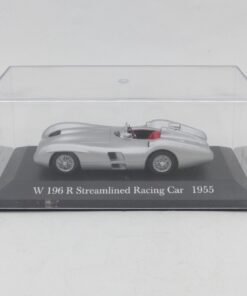 De Agostini 1:43 Mercedes W 196 R Streamline Racing Car silber in PC-Box EX9703