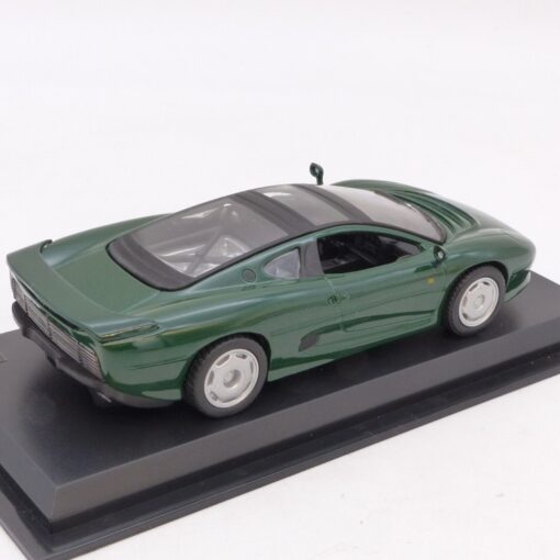 Del Prado 1:43 Jaguar XJ 220 dunkelgrün auf Podest, siehe Bilder o. EB6543 – Bild 3