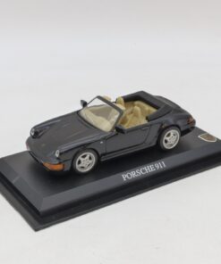 Del Prado 1:43 Porsche 911 Cabriolet schwarz auf Podest, siehe Bilder o. EB6532