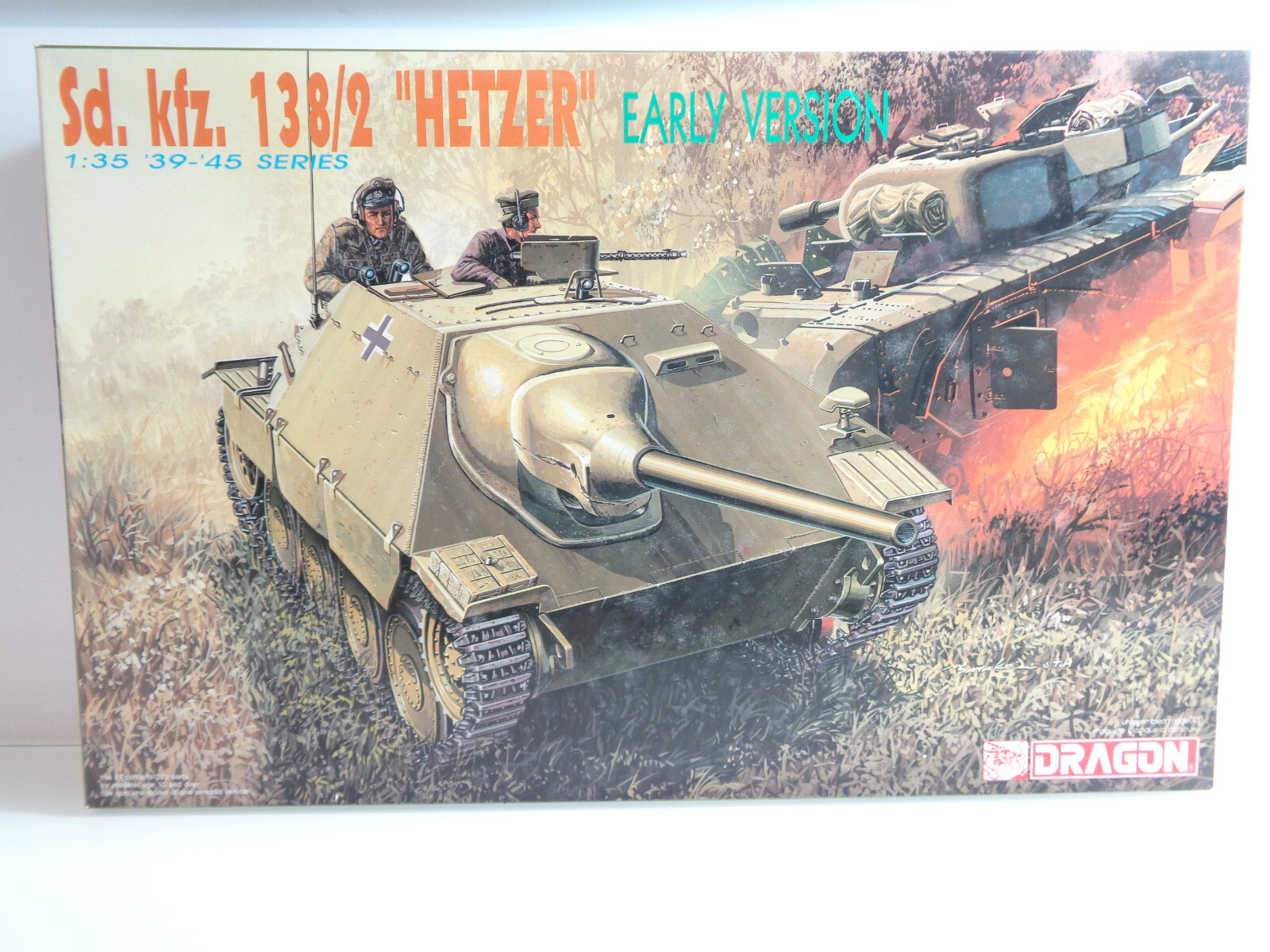 Dragon 1:35 6030 Sd. kfz. 138/2 Hetzer Early Version '39-45' in OVP JD6726