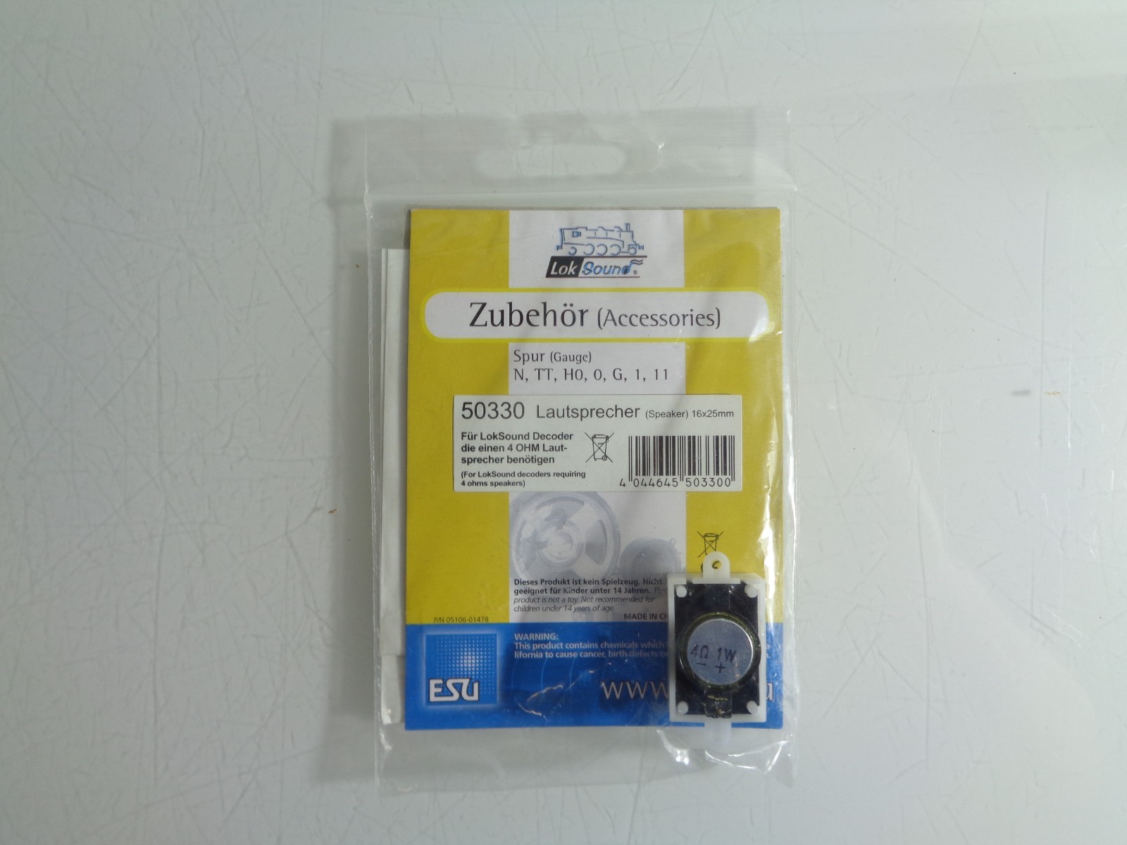 ESU H0 50330 Lautsprecher siehe Foto PK1864 o.