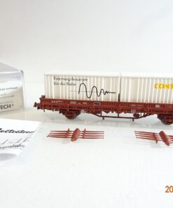 Electrotren H0 Rungenwagen Conti Tech Federungskonzepte der DB in OVP PR5410