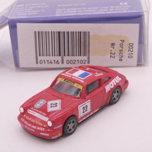 Euromodell 1:87 00210 Porsche 911 Carrera 2 Cup-Version #22 Fradim in OVP EZ9364