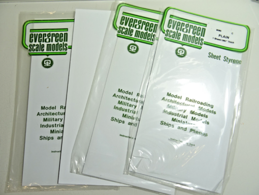 Evergreen Scale Models Bastelplatten 6St. ca. 28x15cm siehe Foto in EVP CK247