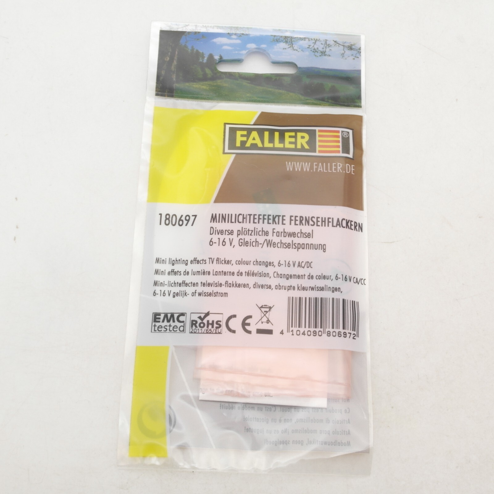 Faller 180697 Minilichteffekte Fernsehflackern 6-16 V in OVP RG8531 – Bild 3