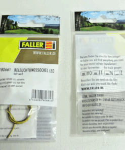 Faller H0 180661 Beleuchtungssockel LED kalt weiß in OVP CK1412