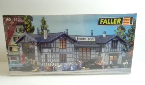 Faller H0 970 Bausatz Fabrik Schrauben Krämer Neu in OVP QR4114