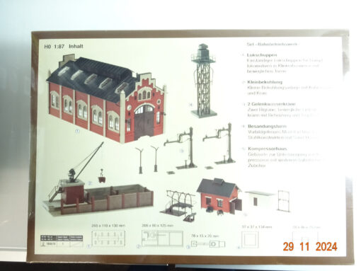 Faller H0 Bahnbetriebswerk Set siehe Foto in OVP CK4509 – Bild 3
