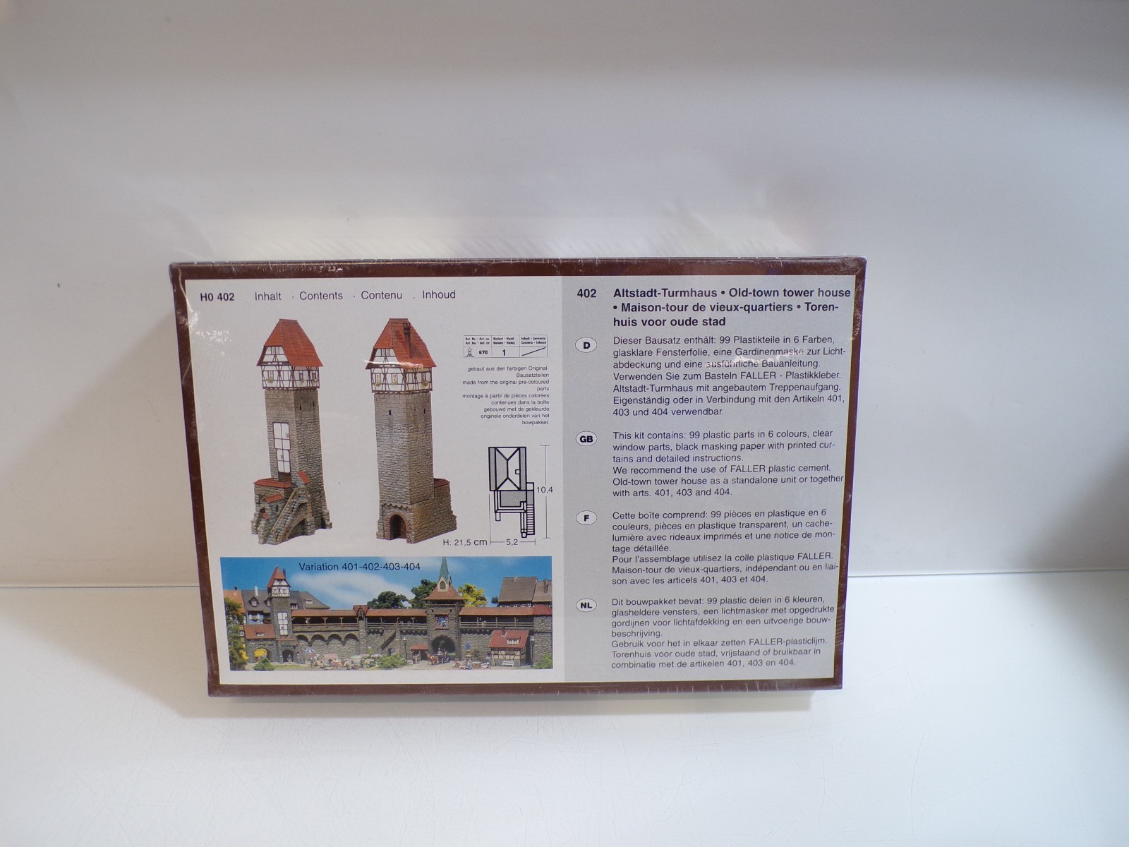 Faller H0 Bausatz 402 Altstadt Turmhaus in OVP PK3194 – Bild 3