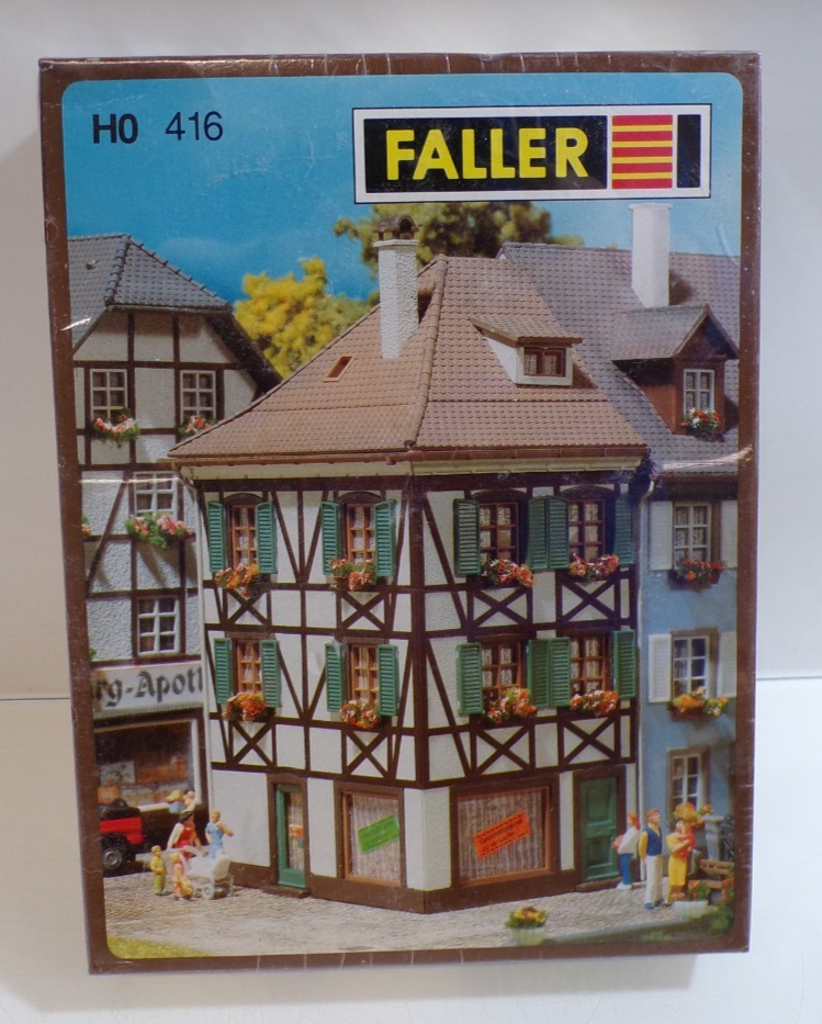 Faller H0 Bausatz 416 Wohnhaus mit Fachwerk in OVP PK3195
