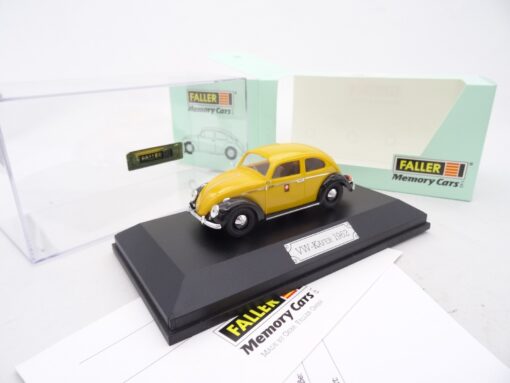 Faller Memory Cars 1:43 4357 VW Käfer Baujahr 1962 PTT Post in OVP RR1441