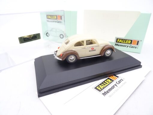 Faller Memory Cars 1:43 4359 VW Käfer Baujahr 1962 Dr. Oetker in OVP RR1440 – Bild 3