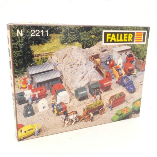 Faller N 2211 Bausatz Wertstoff Container, siehe Bilder in OVP RG2079