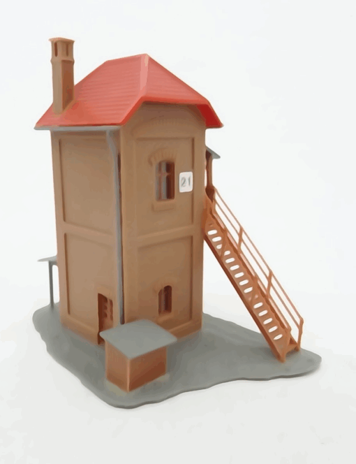 Fertigmodell Stellwerk ca 12 x 7 cm aus Anlagerückbau, siehe Foto RR2028 o.