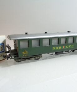 Fleischmann H0 1417 B Personenwagen 2.Kl. mit Beleuchtung der SBB in OVP JD3739