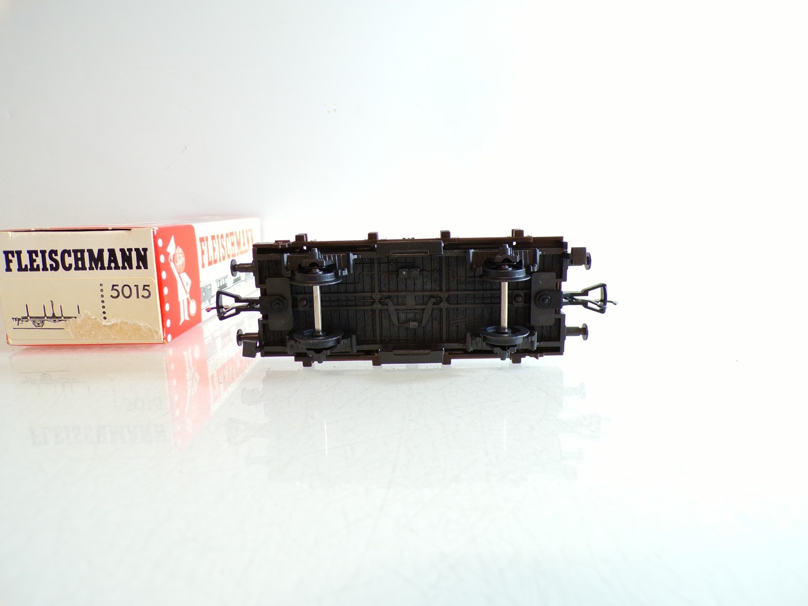 Fleischmann H0 5015 Drehschemelwagen in OVP BH1060 – Bild 4
