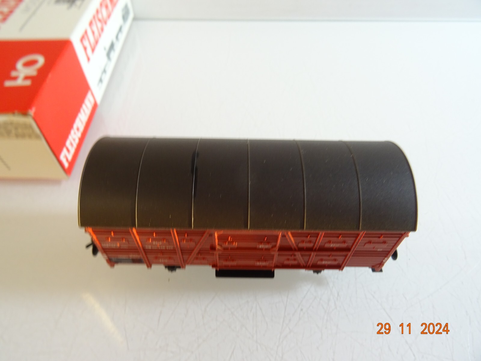 Fleischmann H0 5029 Viehtransportwagen der DB in OVP PR4375 – Bild 4