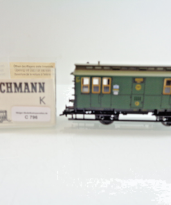 Fleischmann H0 5057 K AC Bahnpostwagen, DRG, DC, KKK NEM, in OVP C796