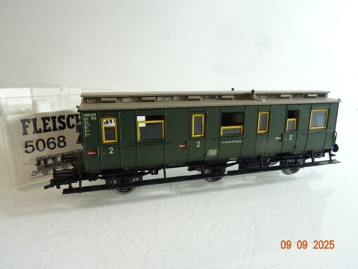 Fleischmann H0 5068 K Personenwagen 2.Klasse der DB in OVP RR3460 – Bild 3