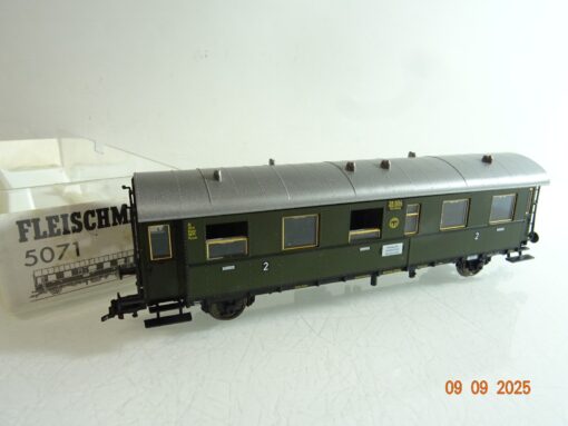 Fleischmann H0 5071 K Personenwagen Donnerbüchse 2.Kl der DRG in OVP RR3454 – Bild 3