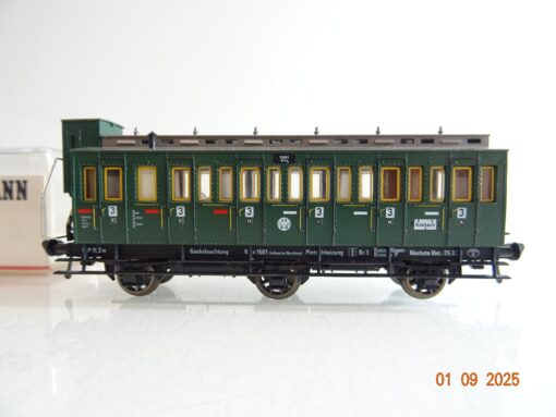 Fleischmann H0 5094 Abteilwagen mit Bremserhaus der DRG mit Licht in OVP BH60 – Bild 3
