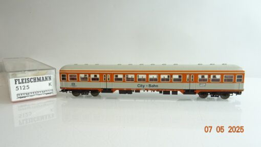 Fleischmann H0 5125 K Personenwagen City-Bahn 2.Kl. der DB in OVP PR7402