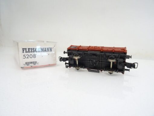 Fleischmann H0 5208 Niederbordwagen mit Ladegut der DR in OVP PR16 – Bild 4