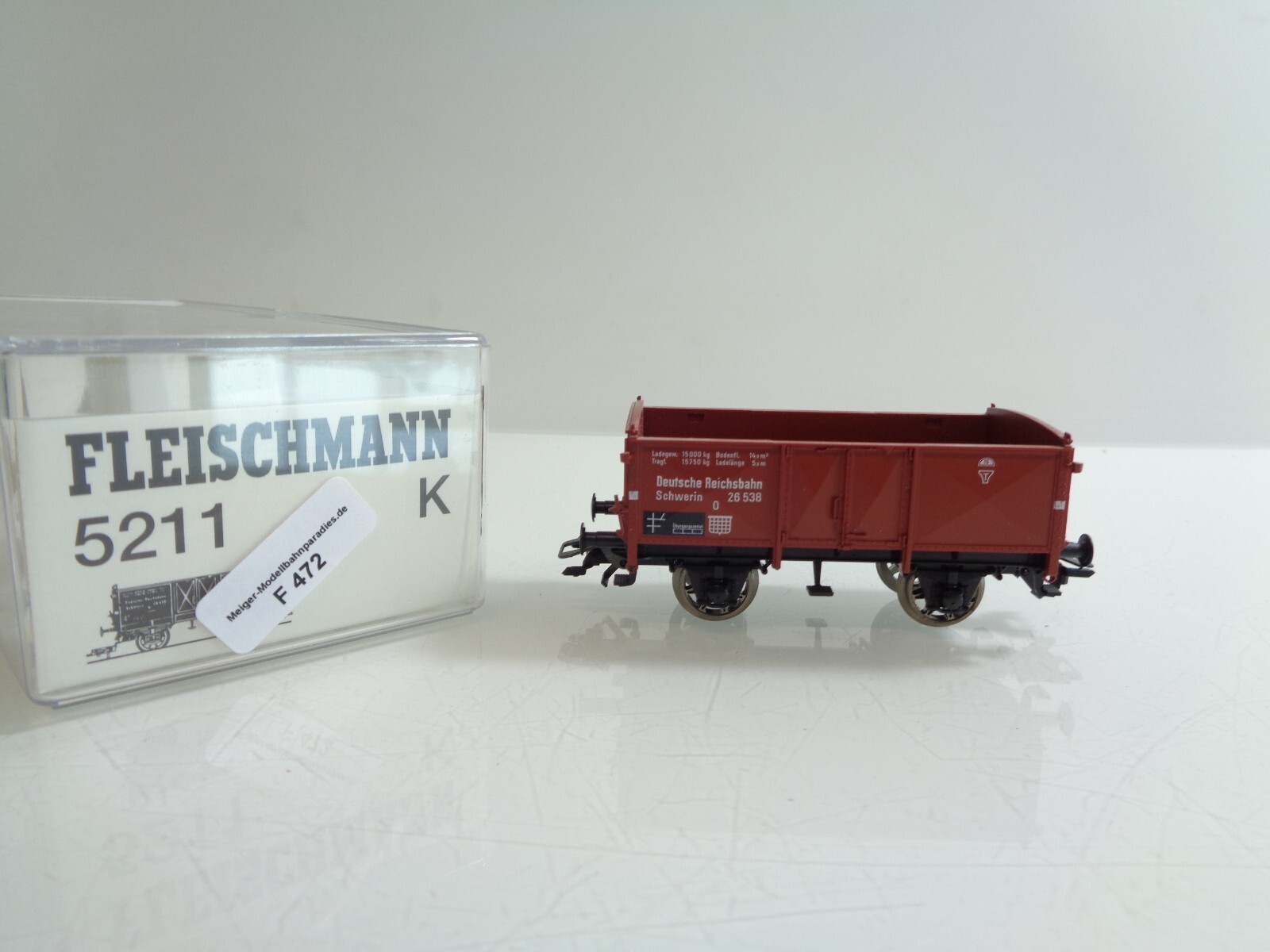 Fleischmann H0 5211K AC Hochbordwagen in OVP F472