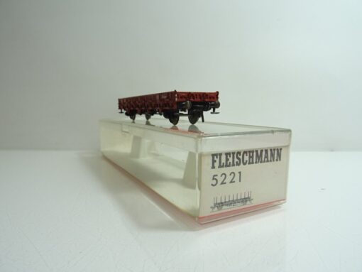 Fleischmann H0 5221 Niederbordwagen der DB in OVP PR457 – Bild 5