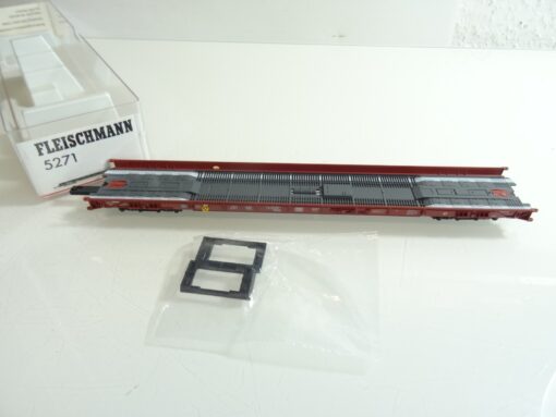 Fleischmann H0 5271 Niederflurwagen RoLa der DB in OVP RR737