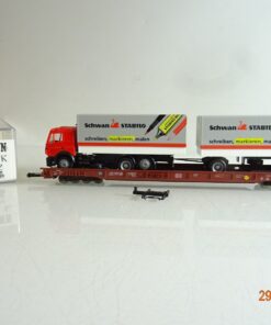 Fleischmann H0 5275 K Niederflurwagen Schwan Stabio LKW der DB in OVP BH196