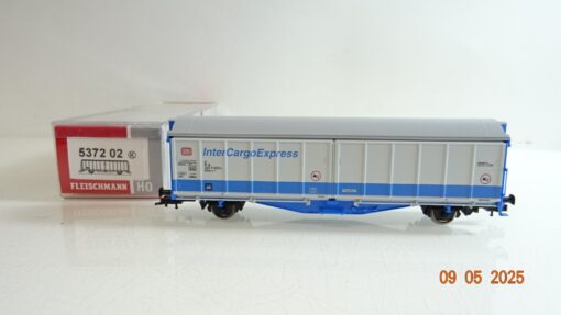 Fleischmann H0 537202 K Schiebewandwagen Inter Cargo Express d. DB in OVP PR7553