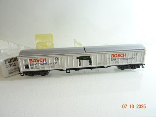 Fleischmann H0 5385 K Schiebewandwagen Bosch Elektrowerkzeuge in OVP RR3801 – Bild 3